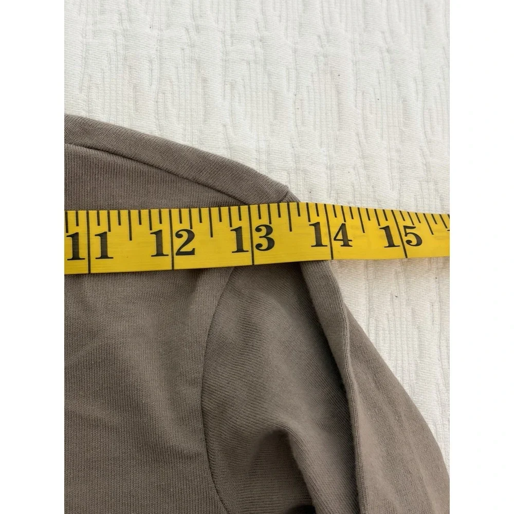 Fear of God Essentials Kids Fleece Crewneck, Desert Taupe, Size 2/3